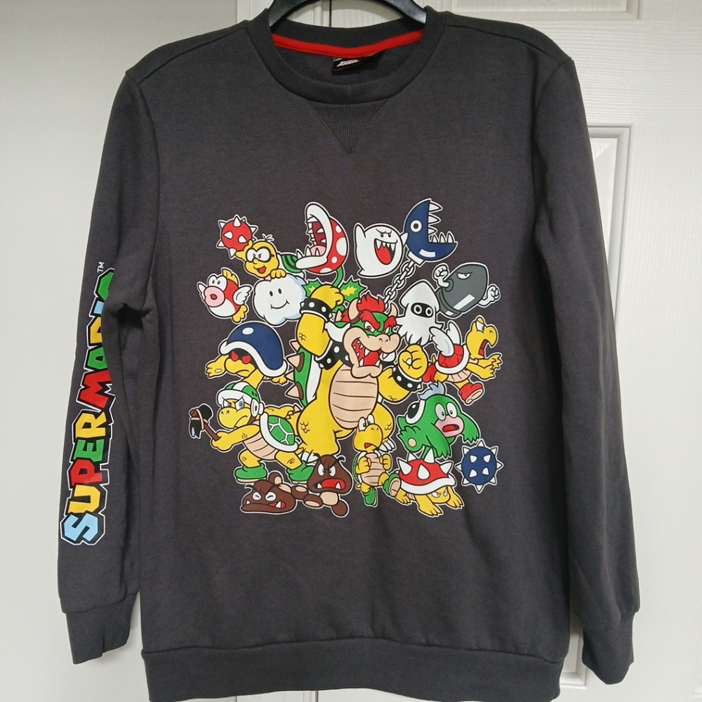 Super Mario Sweatshirt Double Sided